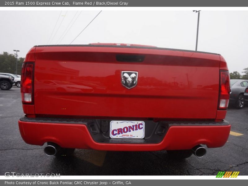 Flame Red / Black/Diesel Gray 2015 Ram 1500 Express Crew Cab