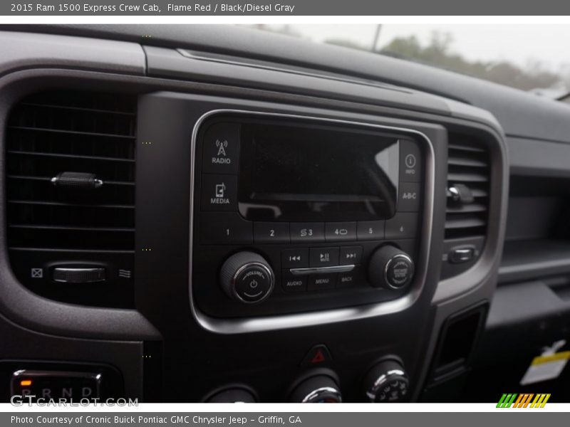 Flame Red / Black/Diesel Gray 2015 Ram 1500 Express Crew Cab