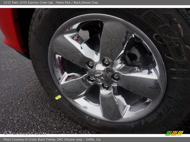 Flame Red / Black/Diesel Gray 2015 Ram 1500 Express Crew Cab