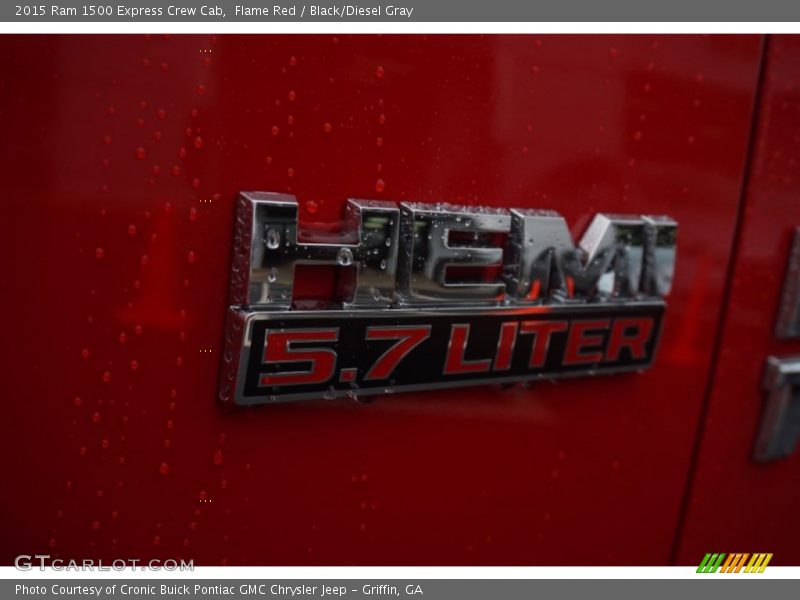 Flame Red / Black/Diesel Gray 2015 Ram 1500 Express Crew Cab