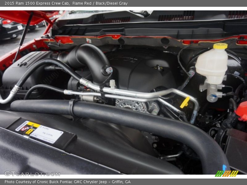 Flame Red / Black/Diesel Gray 2015 Ram 1500 Express Crew Cab