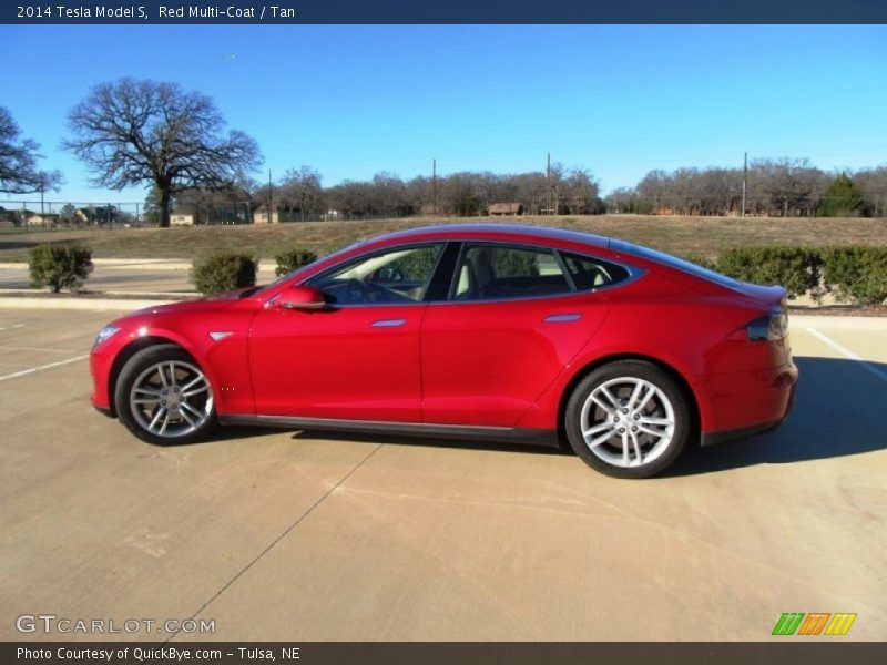  2014 Model S  Red Multi-Coat