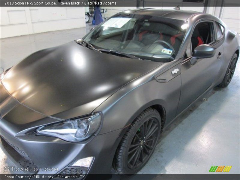 Raven Black / Black/Red Accents 2013 Scion FR-S Sport Coupe
