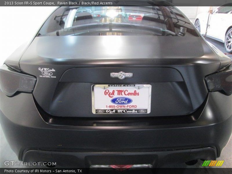 Raven Black / Black/Red Accents 2013 Scion FR-S Sport Coupe