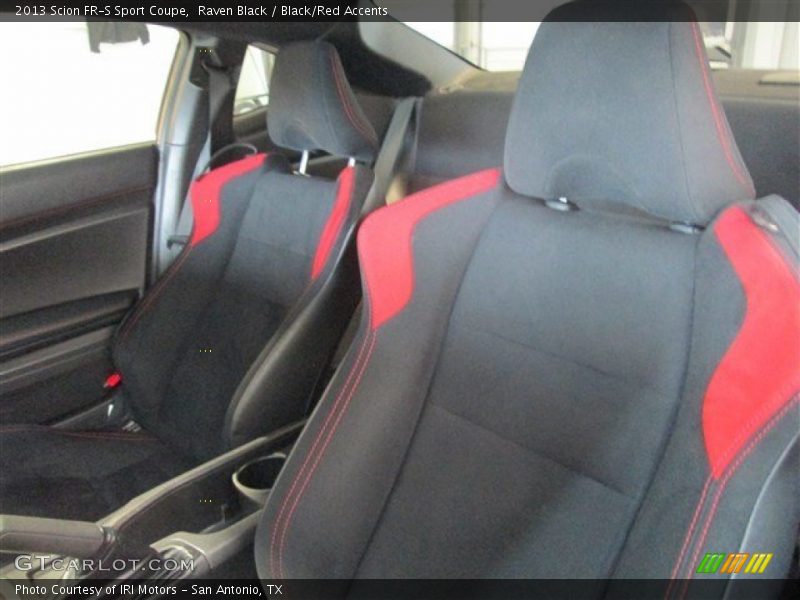 Raven Black / Black/Red Accents 2013 Scion FR-S Sport Coupe
