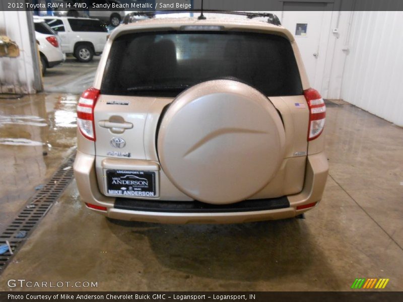 Sandy Beach Metallic / Sand Beige 2012 Toyota RAV4 I4 4WD