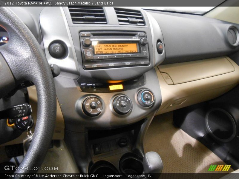 Sandy Beach Metallic / Sand Beige 2012 Toyota RAV4 I4 4WD