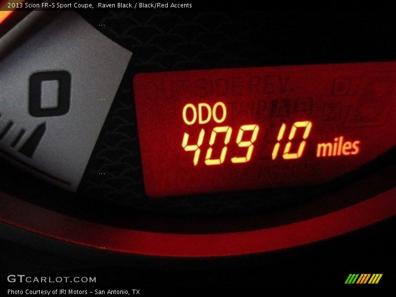 Raven Black / Black/Red Accents 2013 Scion FR-S Sport Coupe