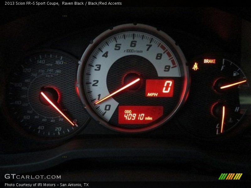 Raven Black / Black/Red Accents 2013 Scion FR-S Sport Coupe