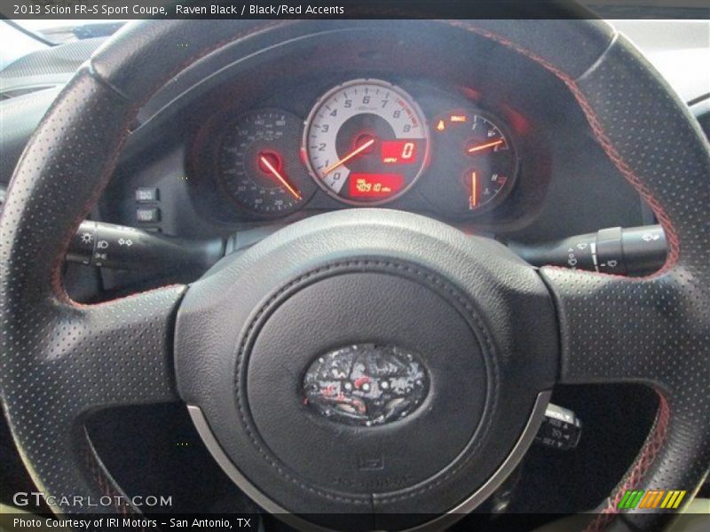 Raven Black / Black/Red Accents 2013 Scion FR-S Sport Coupe