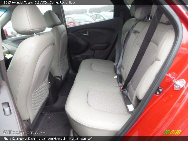 Garnet Red / Black 2015 Hyundai Tucson GLS AWD