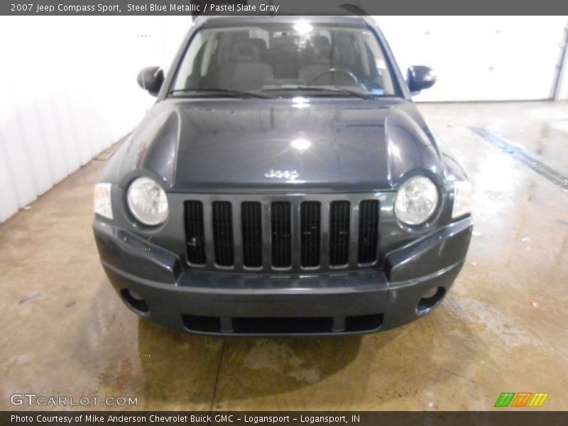 Steel Blue Metallic / Pastel Slate Gray 2007 Jeep Compass Sport