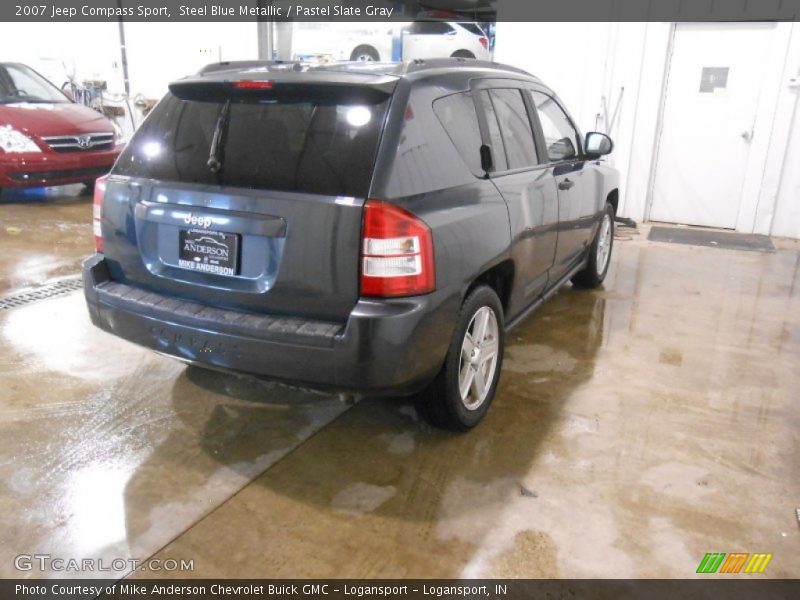 Steel Blue Metallic / Pastel Slate Gray 2007 Jeep Compass Sport