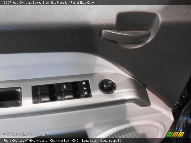Steel Blue Metallic / Pastel Slate Gray 2007 Jeep Compass Sport