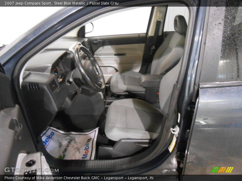 Steel Blue Metallic / Pastel Slate Gray 2007 Jeep Compass Sport
