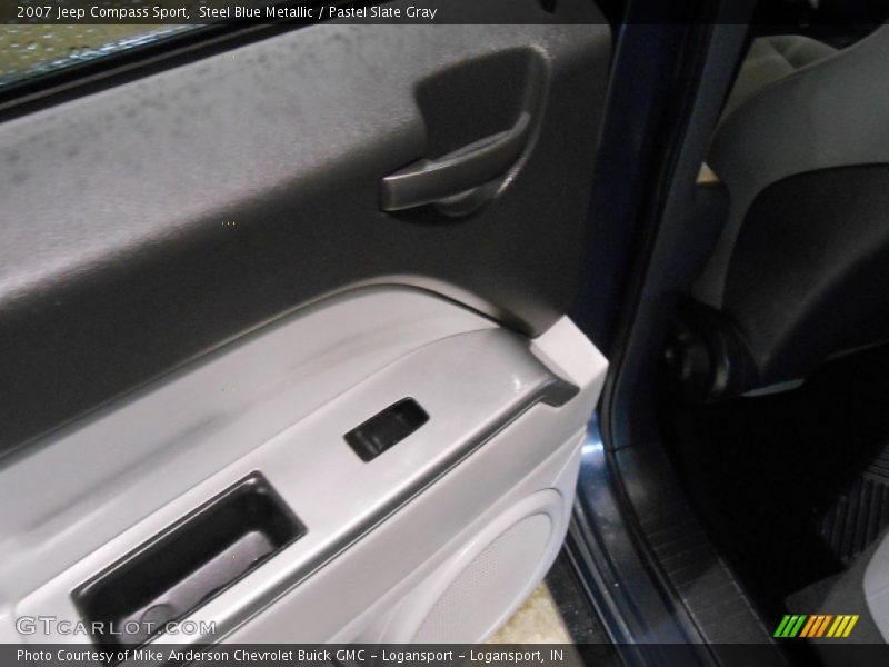 Steel Blue Metallic / Pastel Slate Gray 2007 Jeep Compass Sport