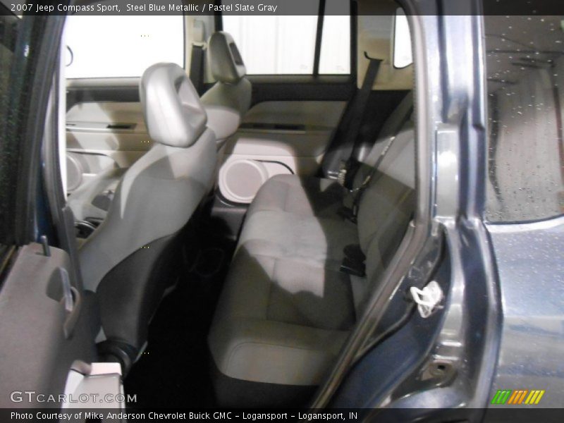 Steel Blue Metallic / Pastel Slate Gray 2007 Jeep Compass Sport