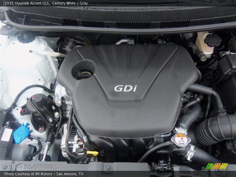 Century White / Gray 2015 Hyundai Accent GLS