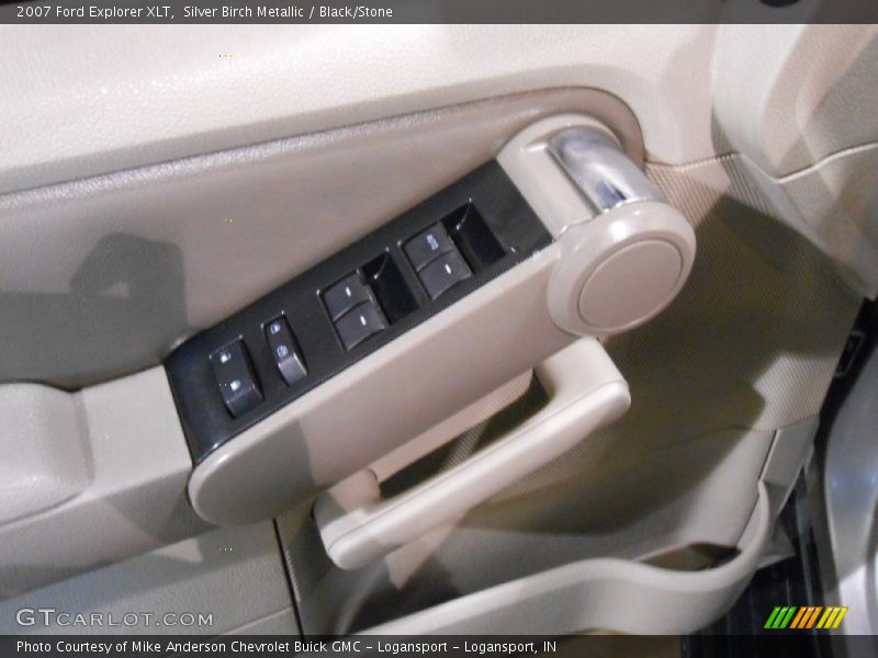 Silver Birch Metallic / Black/Stone 2007 Ford Explorer XLT