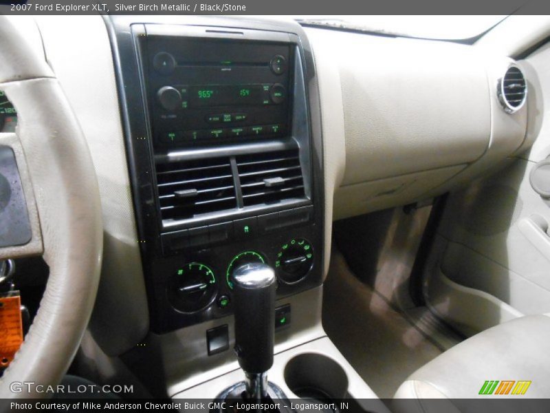Silver Birch Metallic / Black/Stone 2007 Ford Explorer XLT