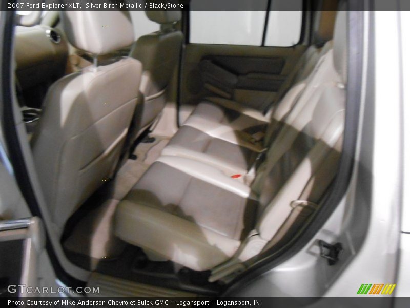 Silver Birch Metallic / Black/Stone 2007 Ford Explorer XLT