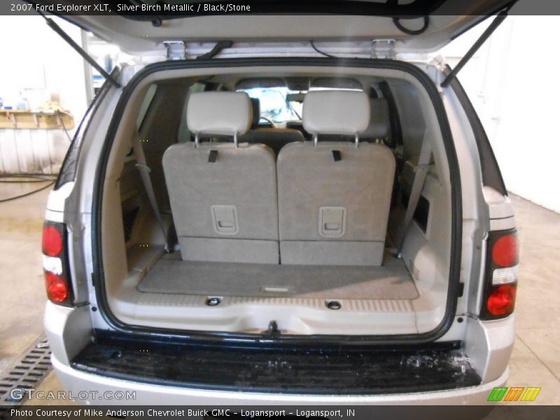 Silver Birch Metallic / Black/Stone 2007 Ford Explorer XLT