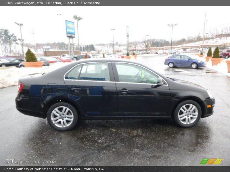 Black Uni / Anthracite 2009 Volkswagen Jetta TDI Sedan