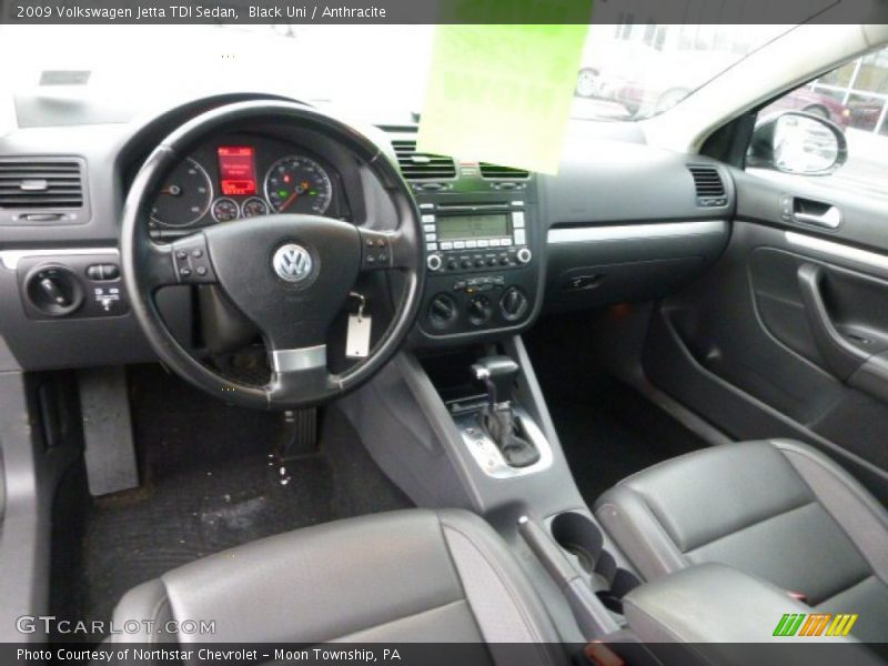 Black Uni / Anthracite 2009 Volkswagen Jetta TDI Sedan