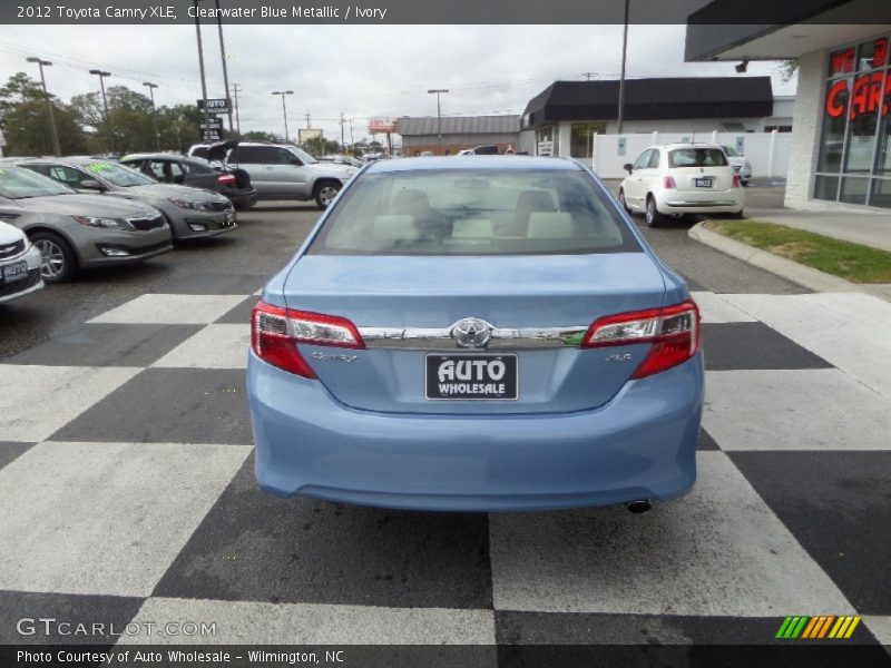 Clearwater Blue Metallic / Ivory 2012 Toyota Camry XLE