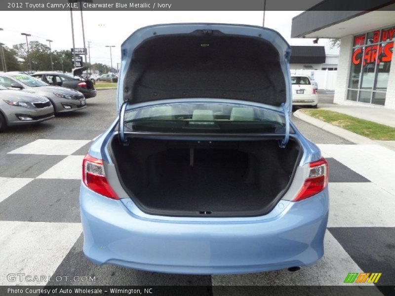 Clearwater Blue Metallic / Ivory 2012 Toyota Camry XLE