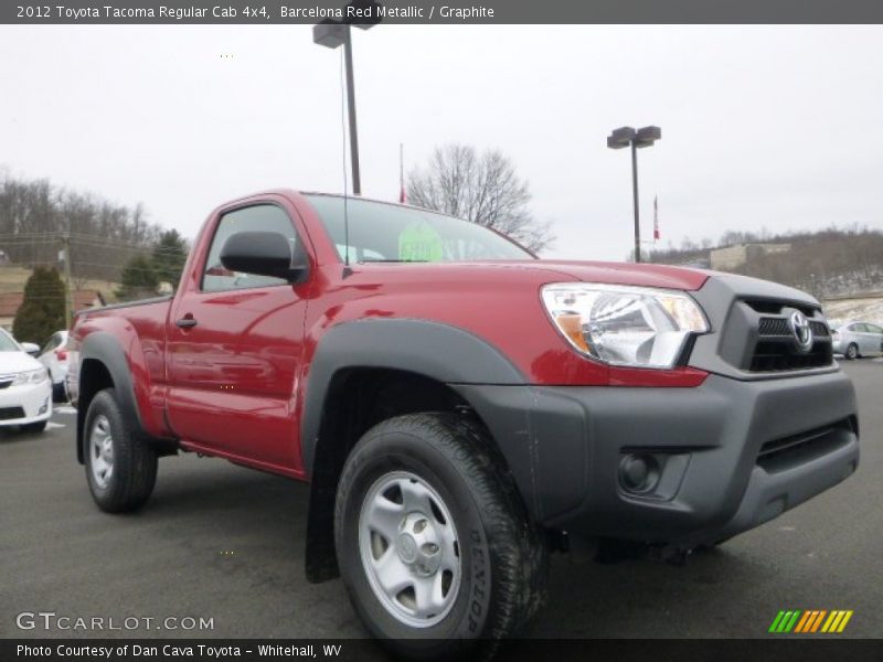 Front 3/4 View of 2012 Tacoma Regular Cab 4x4