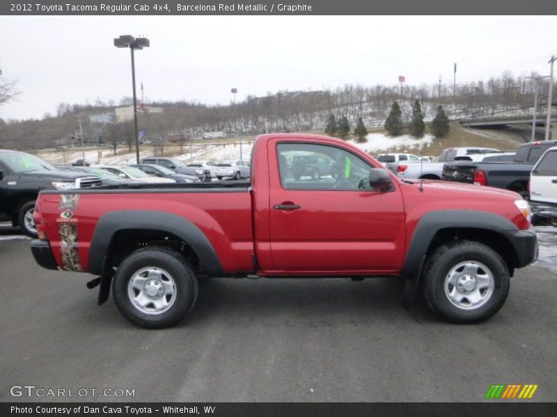 Barcelona Red Metallic / Graphite 2012 Toyota Tacoma Regular Cab 4x4