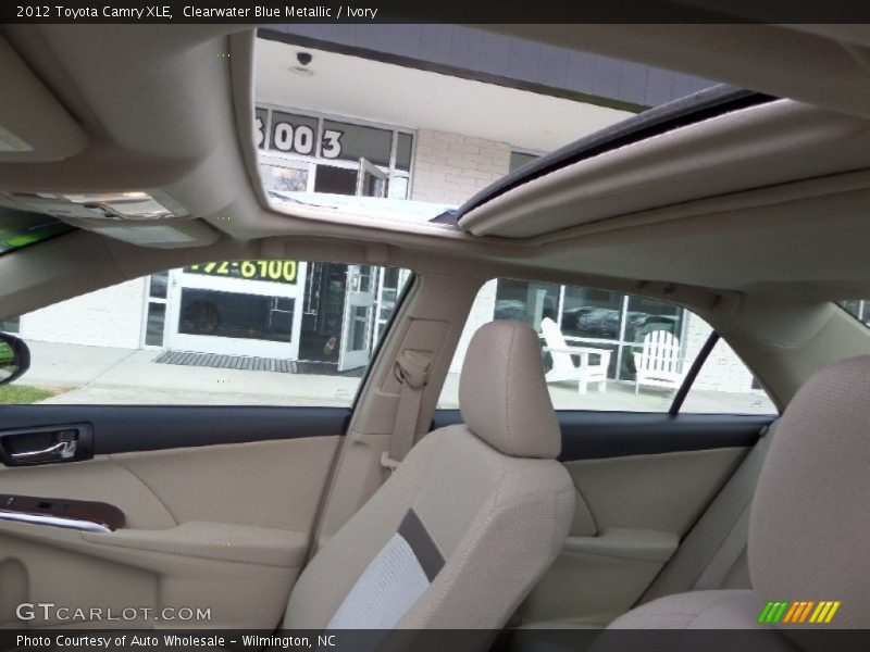 Clearwater Blue Metallic / Ivory 2012 Toyota Camry XLE