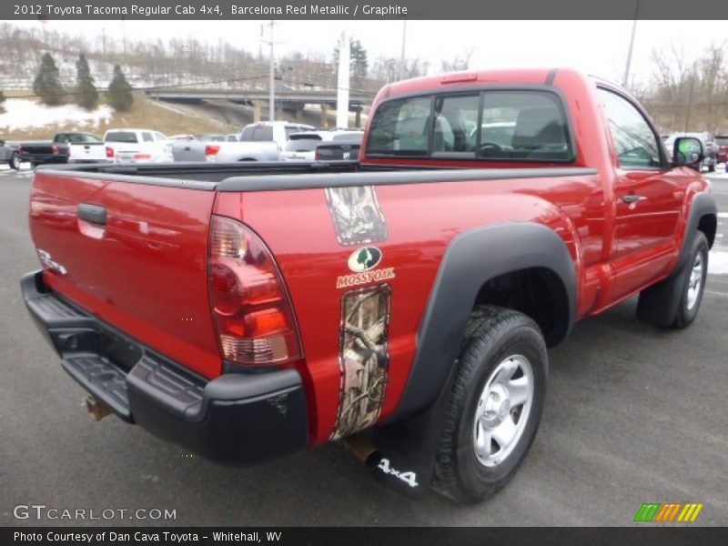 Barcelona Red Metallic / Graphite 2012 Toyota Tacoma Regular Cab 4x4