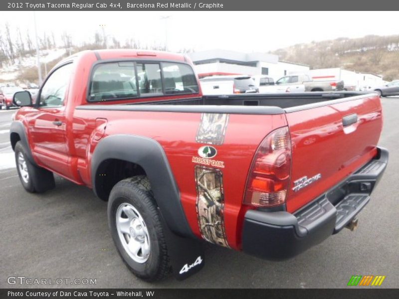 Barcelona Red Metallic / Graphite 2012 Toyota Tacoma Regular Cab 4x4