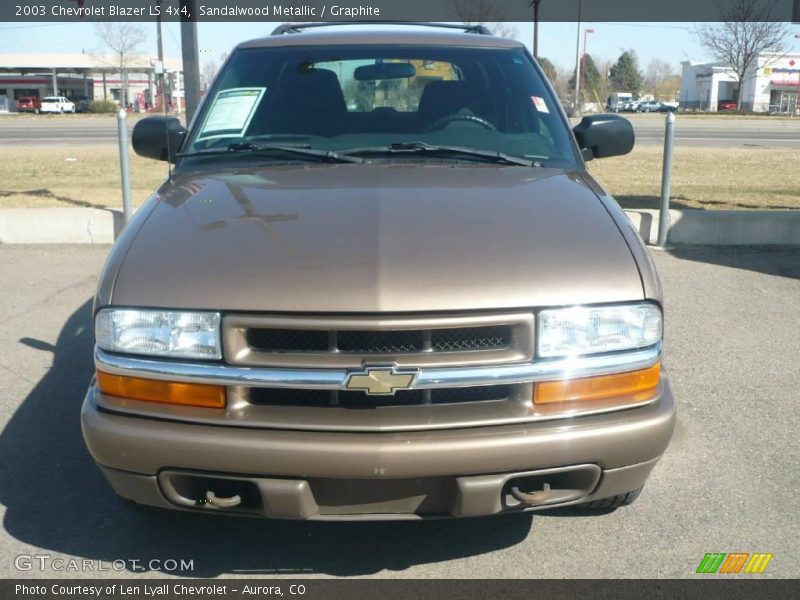 Sandalwood Metallic / Graphite 2003 Chevrolet Blazer LS 4x4