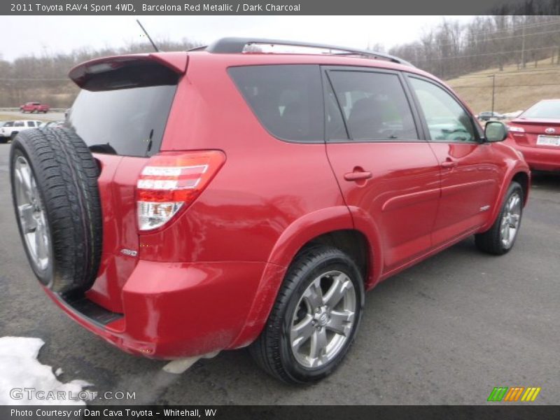 Barcelona Red Metallic / Dark Charcoal 2011 Toyota RAV4 Sport 4WD