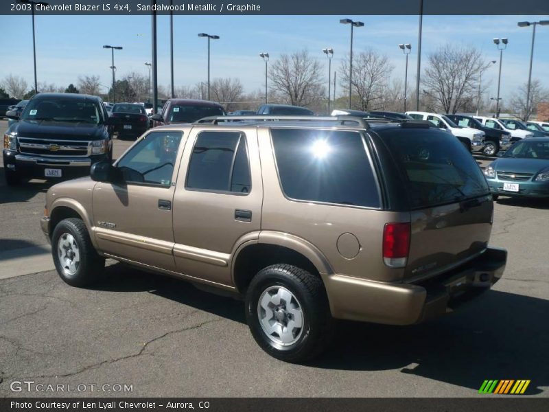 Sandalwood Metallic / Graphite 2003 Chevrolet Blazer LS 4x4