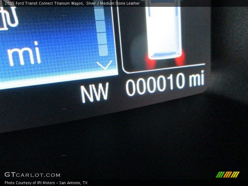 Silver / Medium Stone Leather 2015 Ford Transit Connect Titanium Wagon
