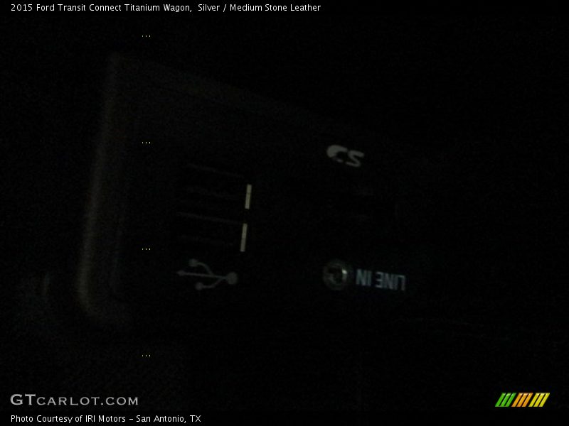 Silver / Medium Stone Leather 2015 Ford Transit Connect Titanium Wagon