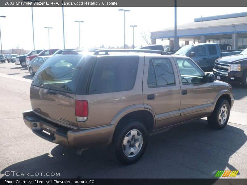 Sandalwood Metallic / Graphite 2003 Chevrolet Blazer LS 4x4