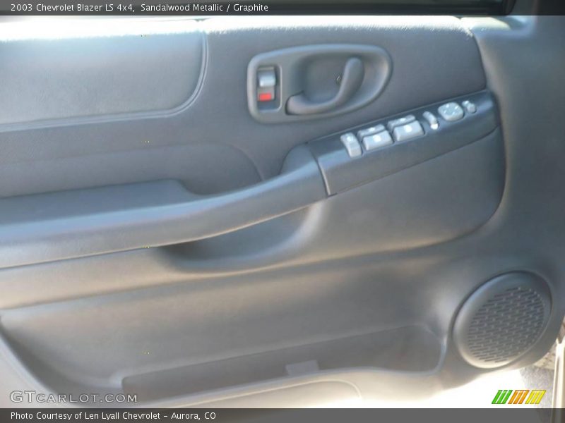 Sandalwood Metallic / Graphite 2003 Chevrolet Blazer LS 4x4