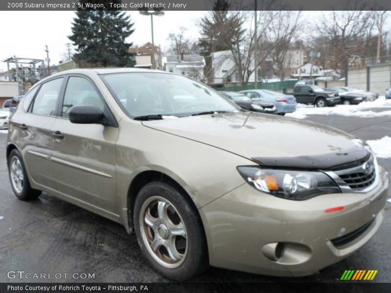 Front 3/4 View of 2008 Impreza 2.5i Wagon