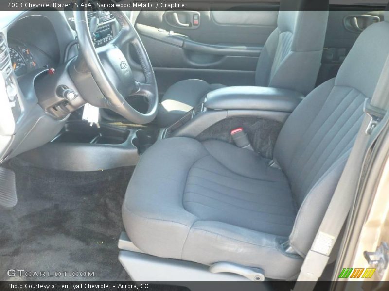Sandalwood Metallic / Graphite 2003 Chevrolet Blazer LS 4x4