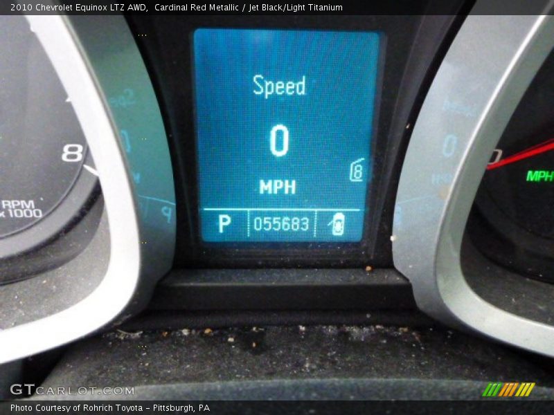 Cardinal Red Metallic / Jet Black/Light Titanium 2010 Chevrolet Equinox LTZ AWD