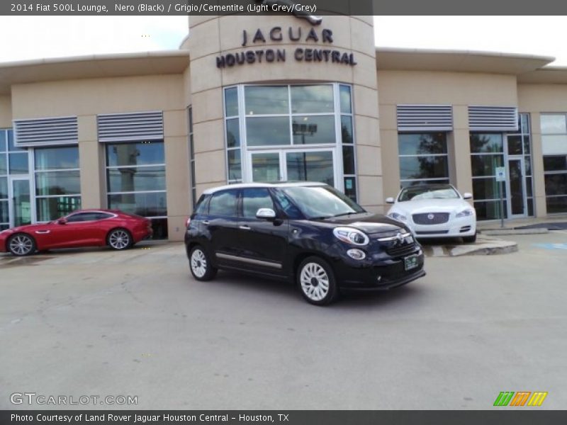 Nero (Black) / Grigio/Cementite (Light Grey/Grey) 2014 Fiat 500L Lounge