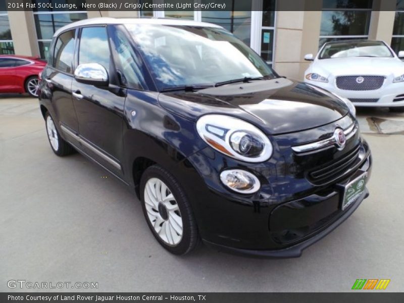 Nero (Black) / Grigio/Cementite (Light Grey/Grey) 2014 Fiat 500L Lounge