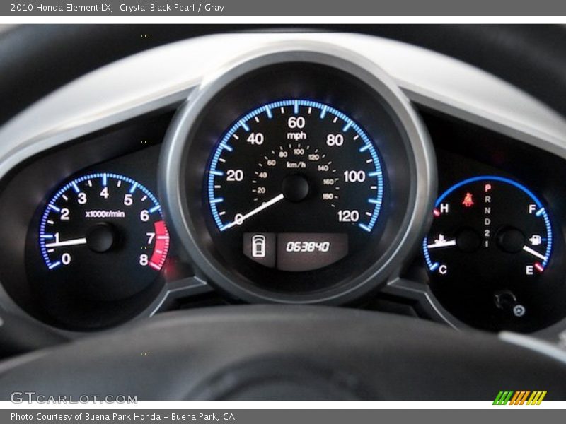 Crystal Black Pearl / Gray 2010 Honda Element LX