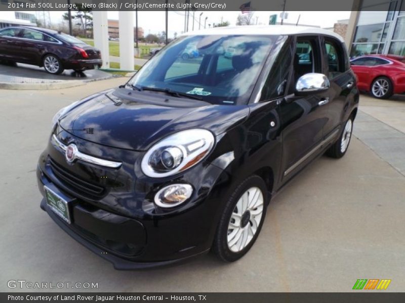 Nero (Black) / Grigio/Cementite (Light Grey/Grey) 2014 Fiat 500L Lounge