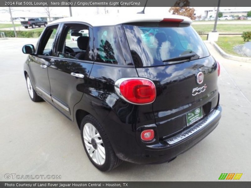 Nero (Black) / Grigio/Cementite (Light Grey/Grey) 2014 Fiat 500L Lounge